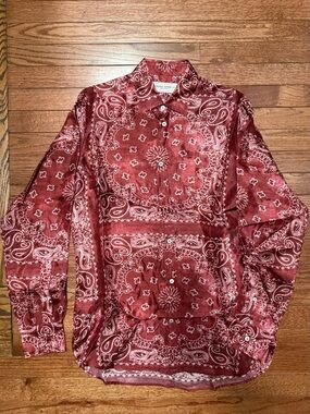 Golden Goose Journey Paisley Button Up Shirt - Medium